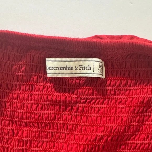 Abercrombie red Top - Picture 3 of 4